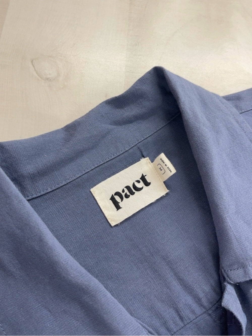 PACT organic utility jumpsuit - Picture 4 of 5